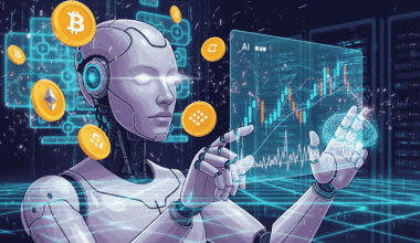 AI crypto trading bot analyzing chart on Binance